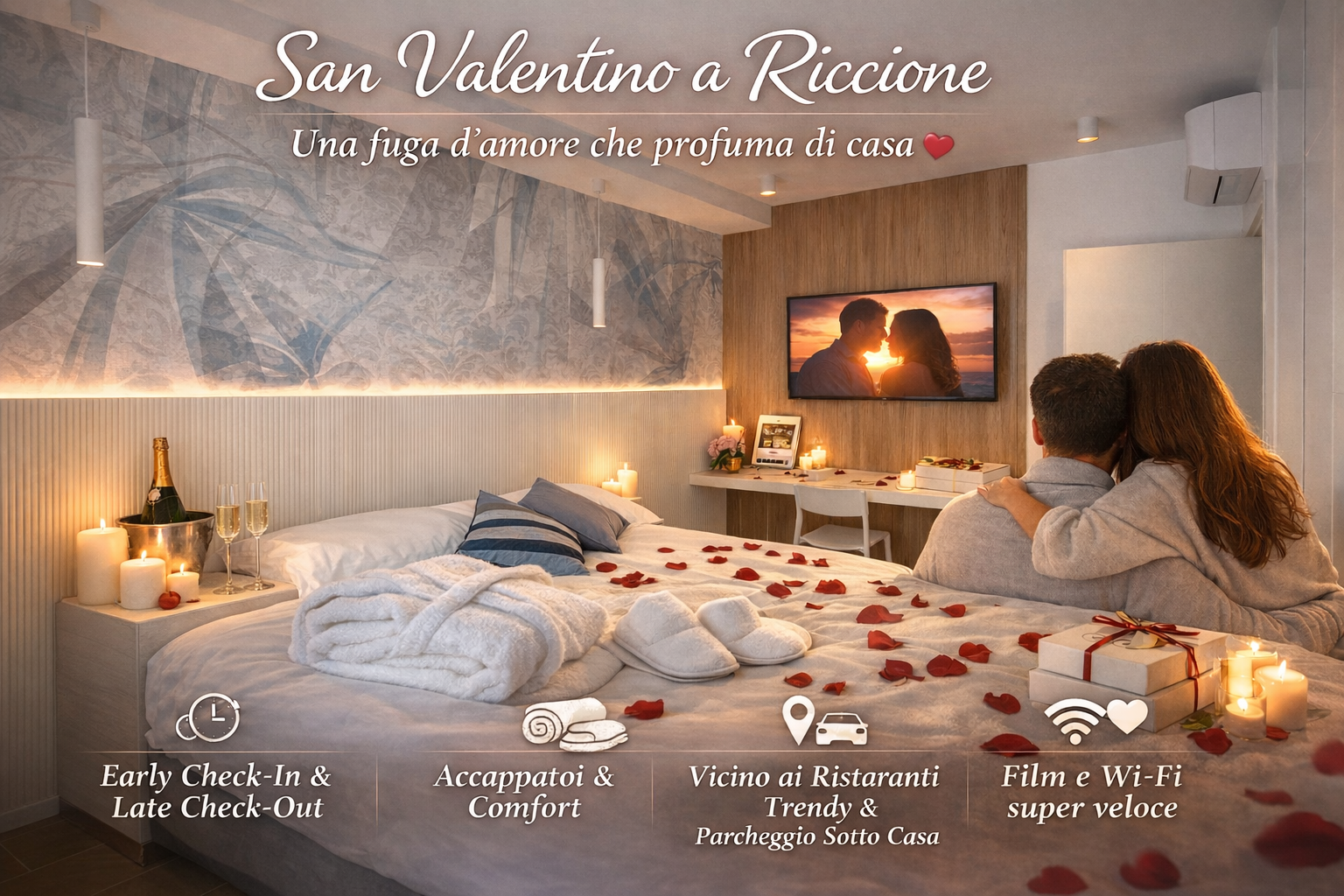 san valentino ad arcioun suite. riccione